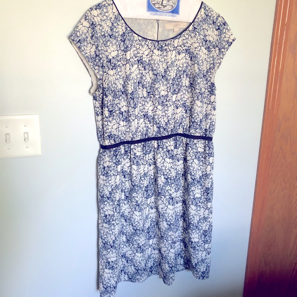 LOFT petite cap-sleeve dress.